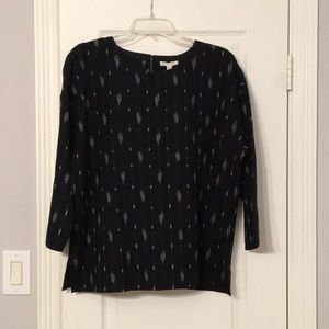 NWT Eileen Fisher organic cotton ikat top